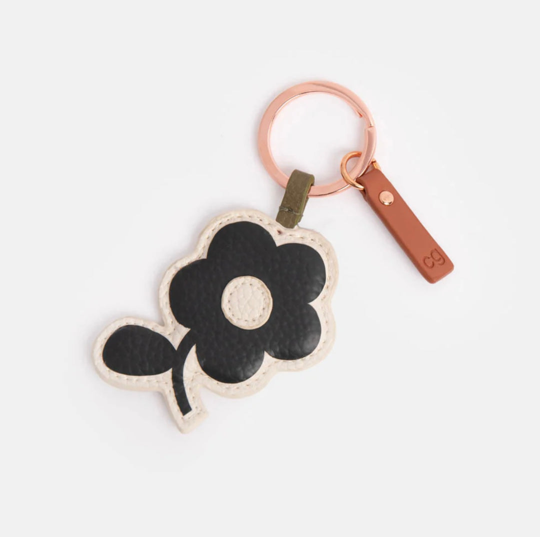 MONO FLOWER KEYRING