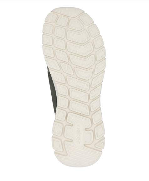GREEN ELASTICATED TRAINER SHOE