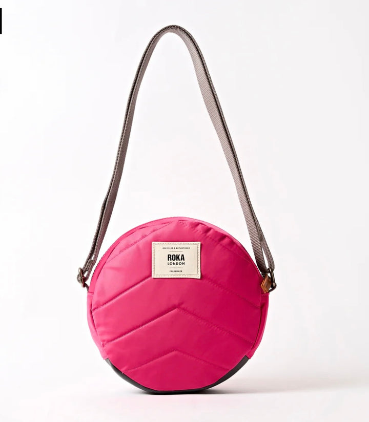 PADDINGTON RECYCLED NYLON CROSSBODY BAG GRANITA RED
