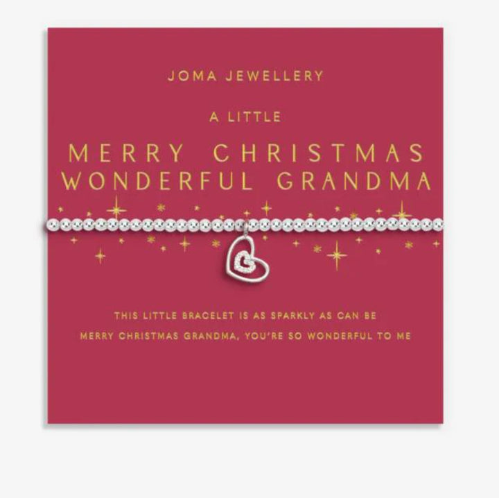 CHRISTMAS A LITTLE MERRY CHRISTMAS WONDERFUL GRANDMA