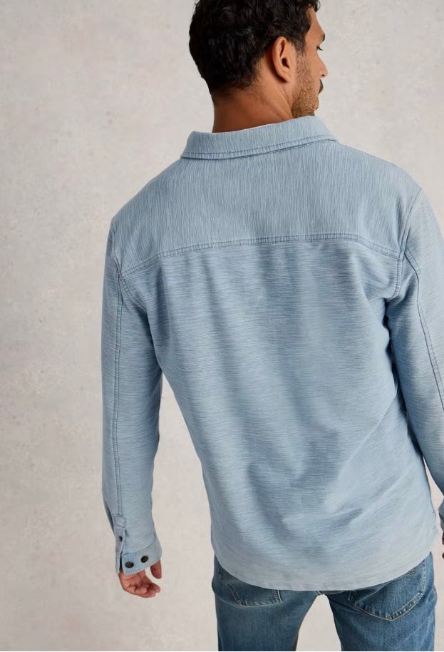 LIGHT BLUE FENTON SLUB POP OVER TOP