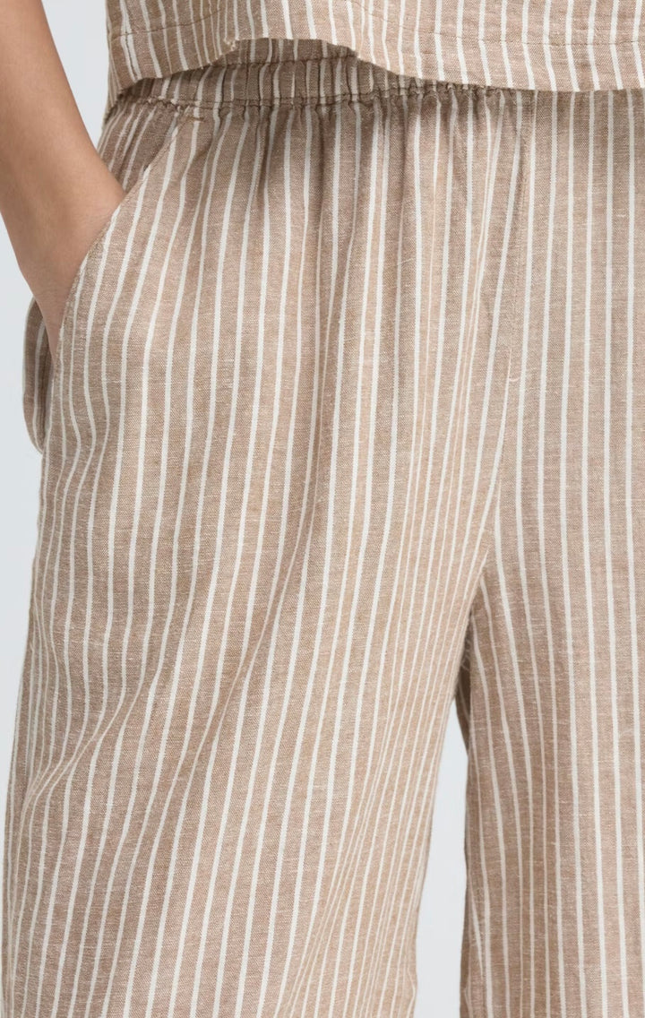 20813083 WOODSMOKE STRIPE FALAKKA CROP TROUSER
