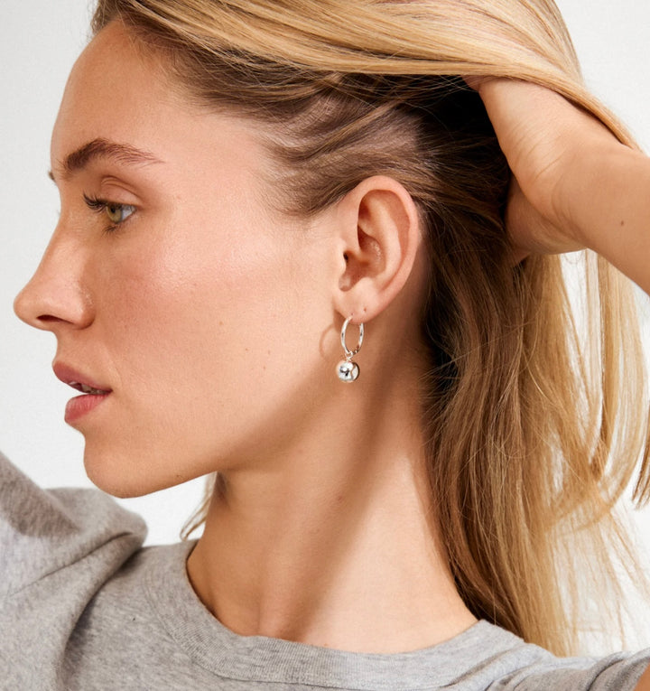 AIR SLIVER PLATED EARRINGS