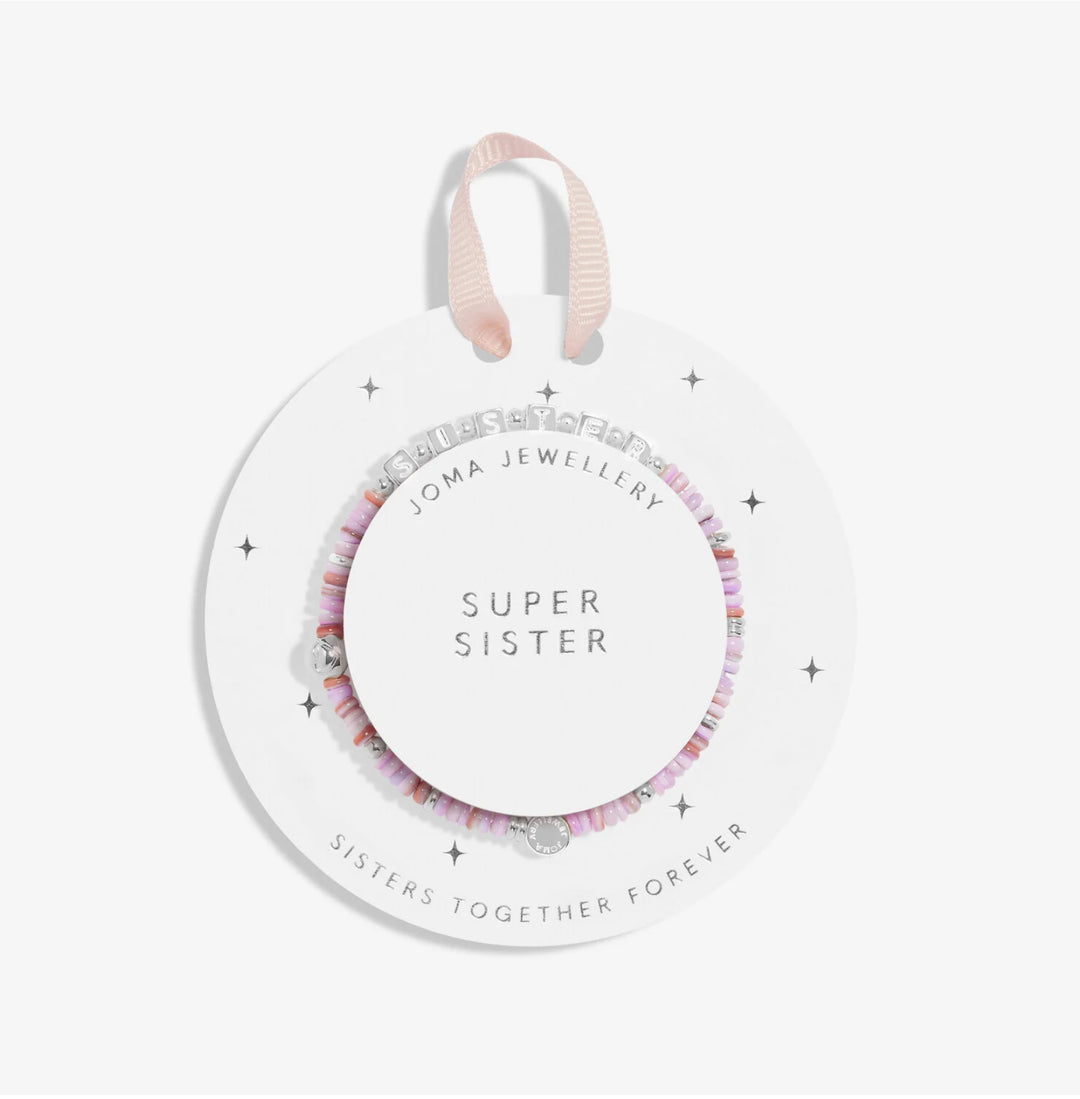 KIDS’ HAPPY LITTLE MOMENTS ‘SUPER SISTER’ BRACELET