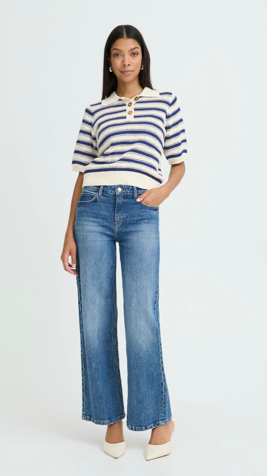 MEDIEVAL BLUE MIKALA POLO JUMPER