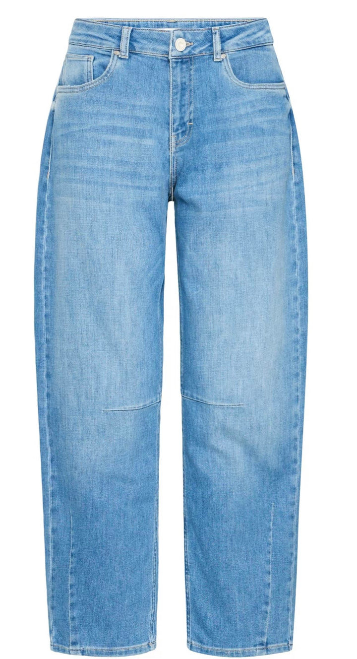 MEDIUM BLUE DENIM ZANNI BARREL JEAN