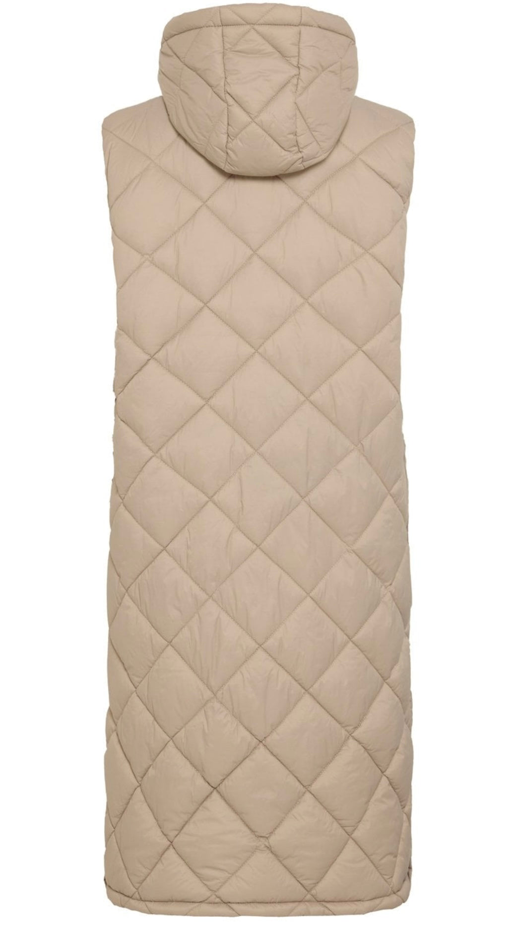 STRING BERTA PADDED LONG WAISTCOAT