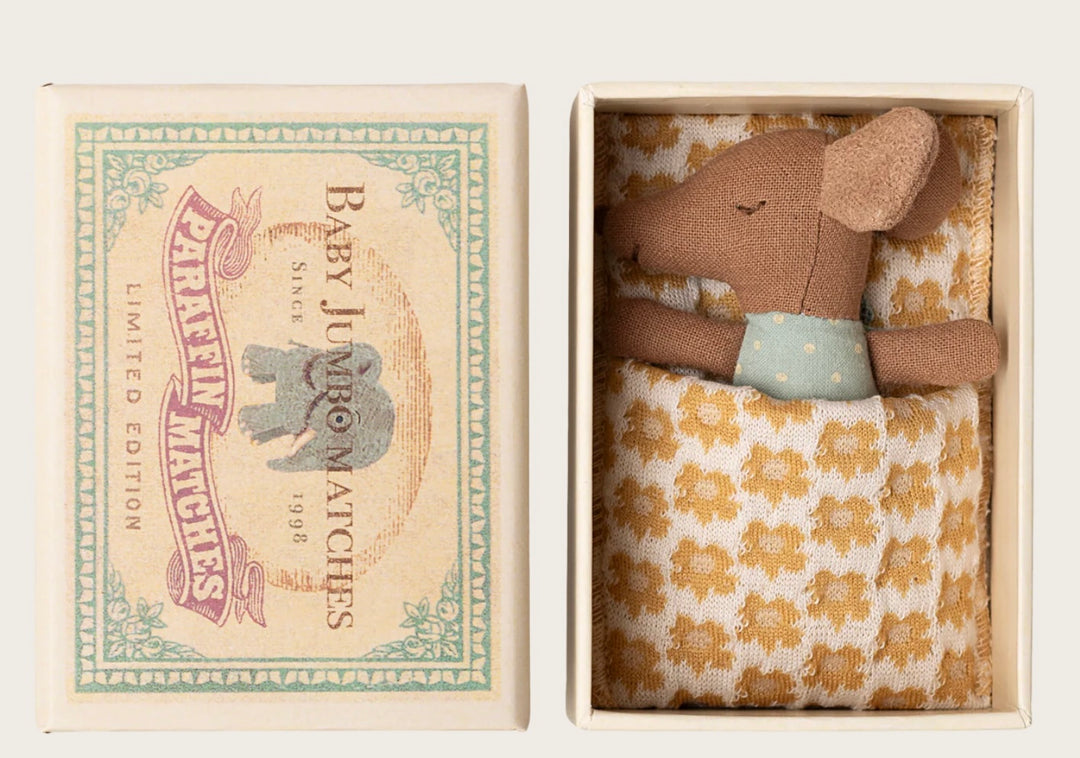 SLEEPY WAKEY BABY MOUSE BLUE