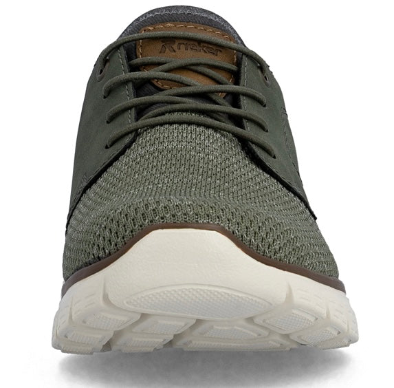 GREEN ELASTICATED TRAINER SHOE