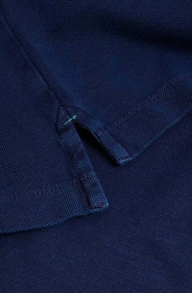 DEEP BLUE UTILITY POLO TOP