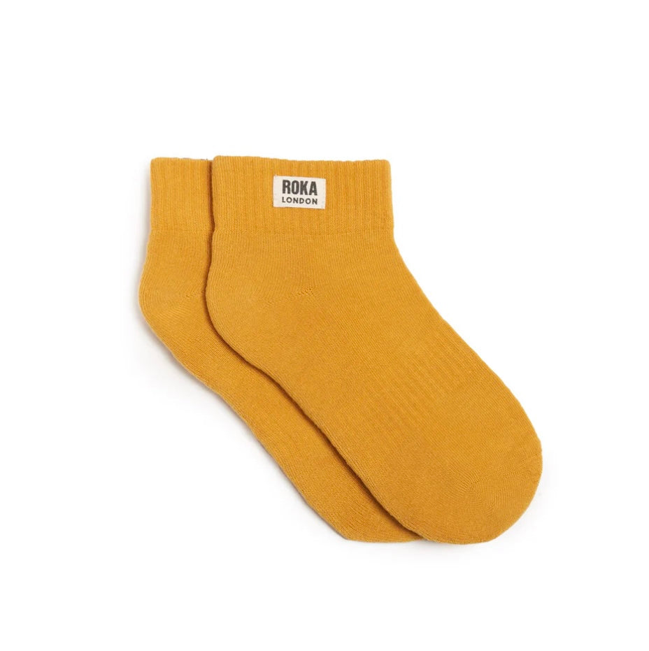 WEMBLEY ORGANIC COTTON ALNKLE SOCKS CORN