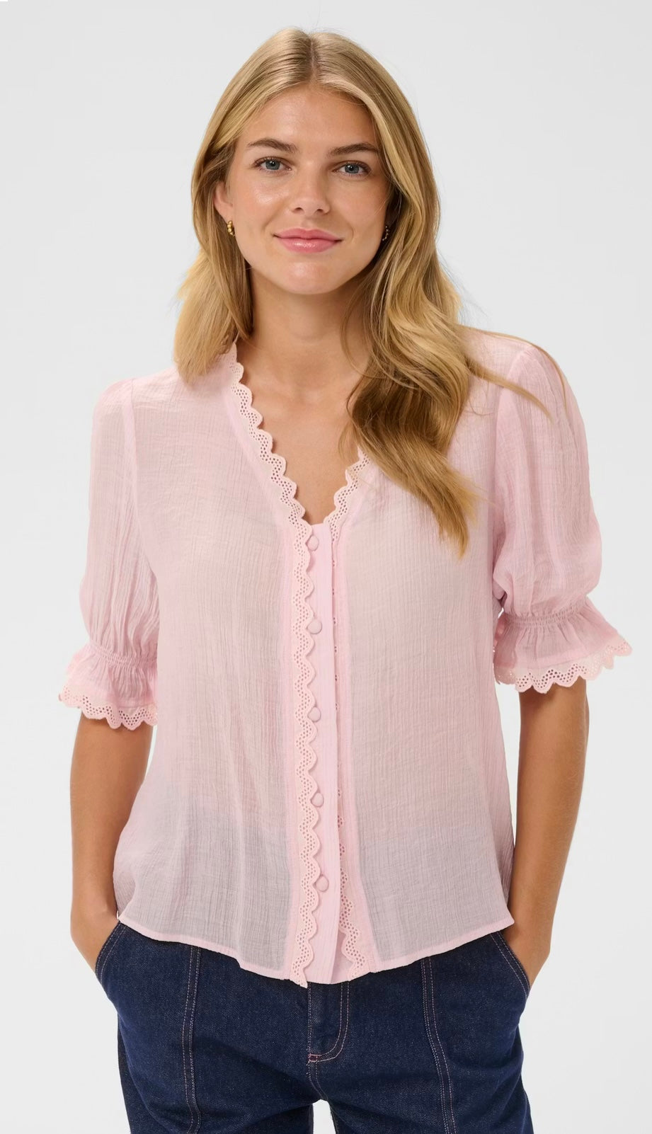 CHALK PINK KRISTEL SHIRT