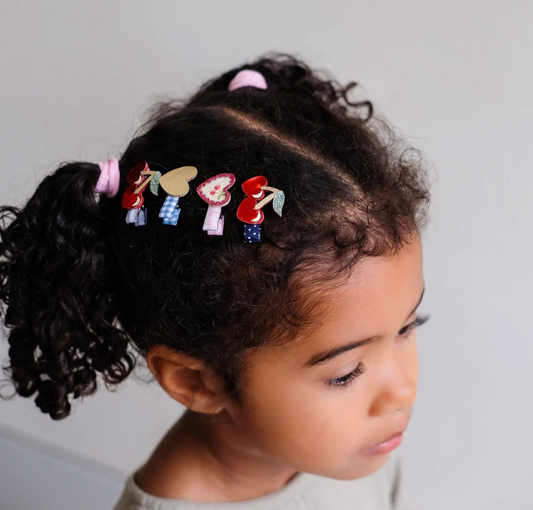 RED CHERRIES MINI CLIPS