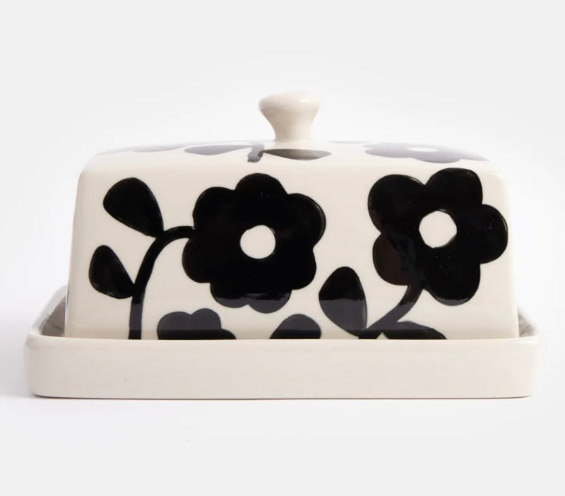 MONO FLOWER BUTTER DISH