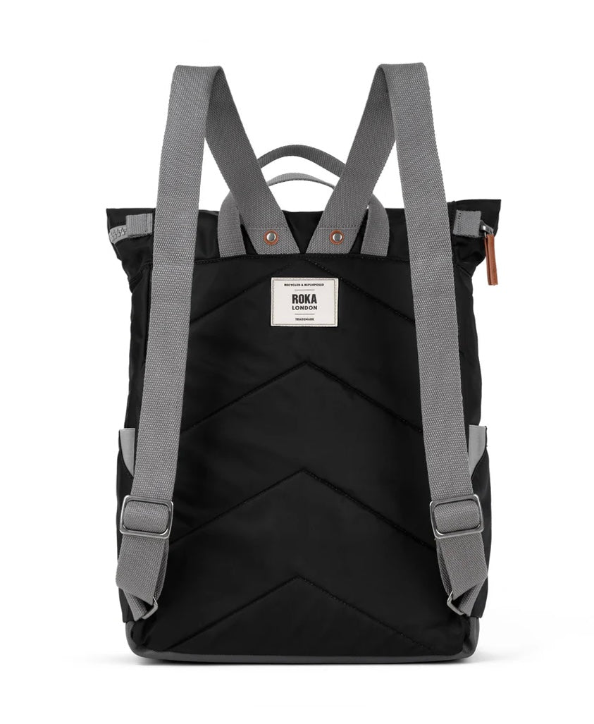 BLACK SMALL CANFIELD B RECYCLED NYLON BACKPACK