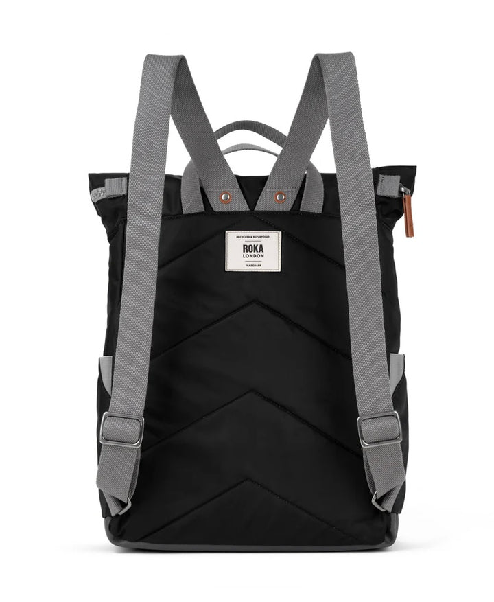 BLACK SMALL CANFIELD B RECYCLED NYLON BACKPACK