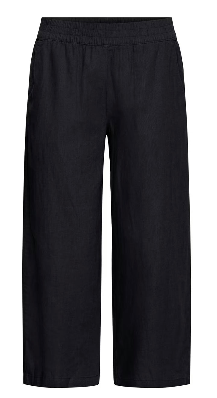 20813083 BLACK FALAKKA CROP TROUSER