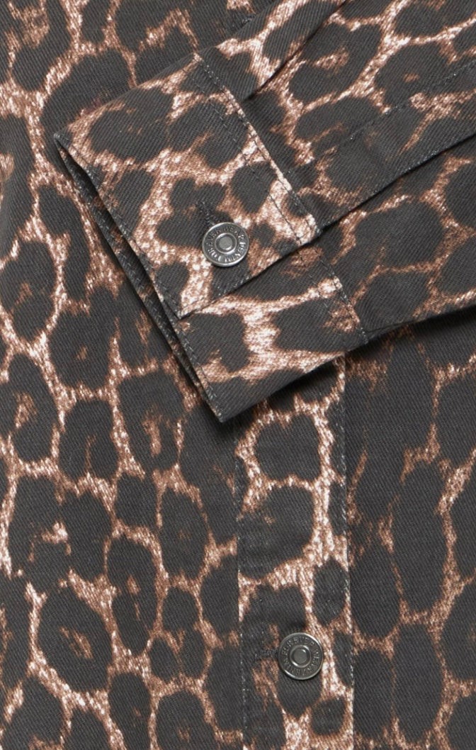 KENNA SHIRT DENIM LEOPARD MIX