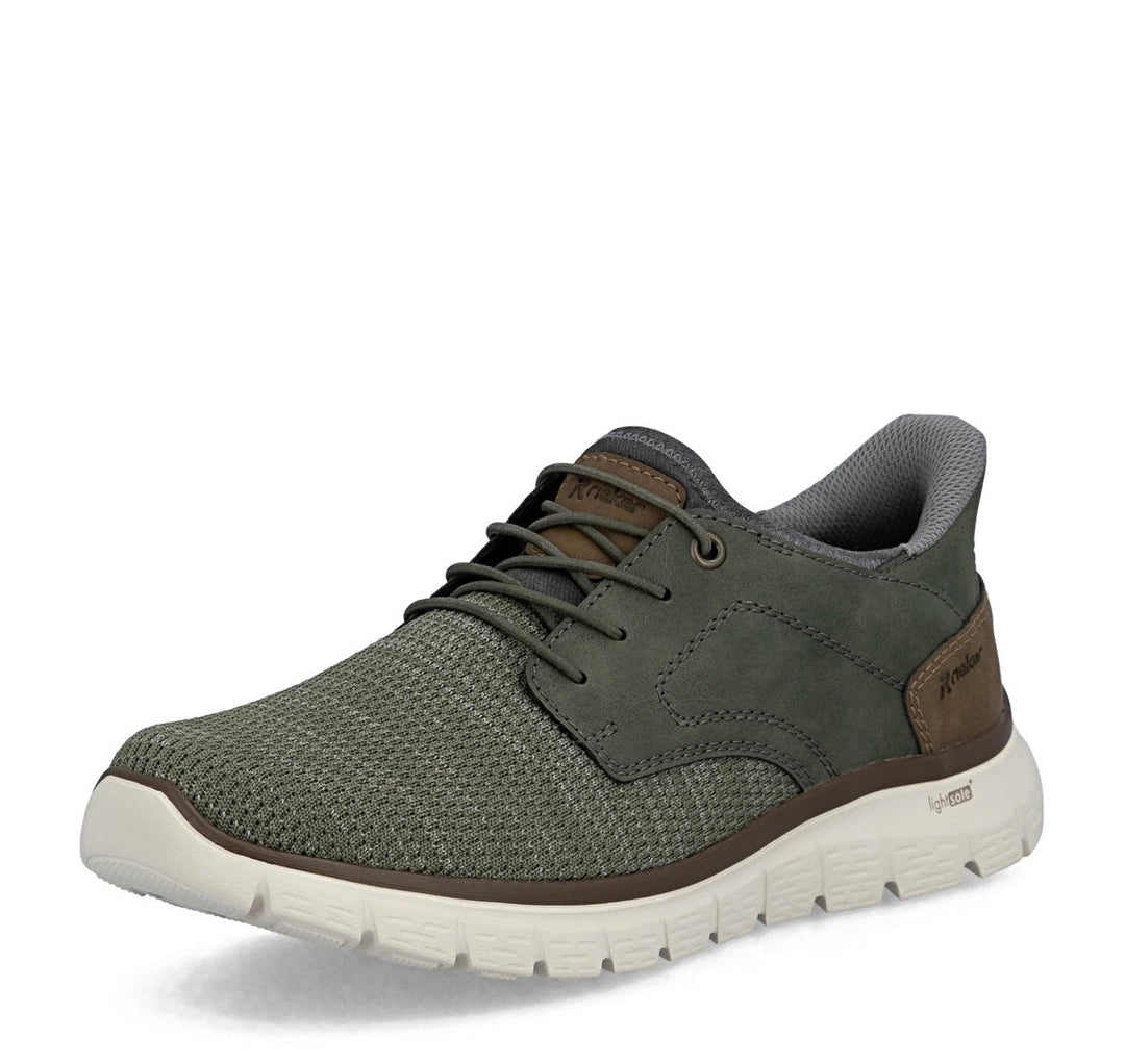 GREEN ELASTICATED TRAINER SHOE