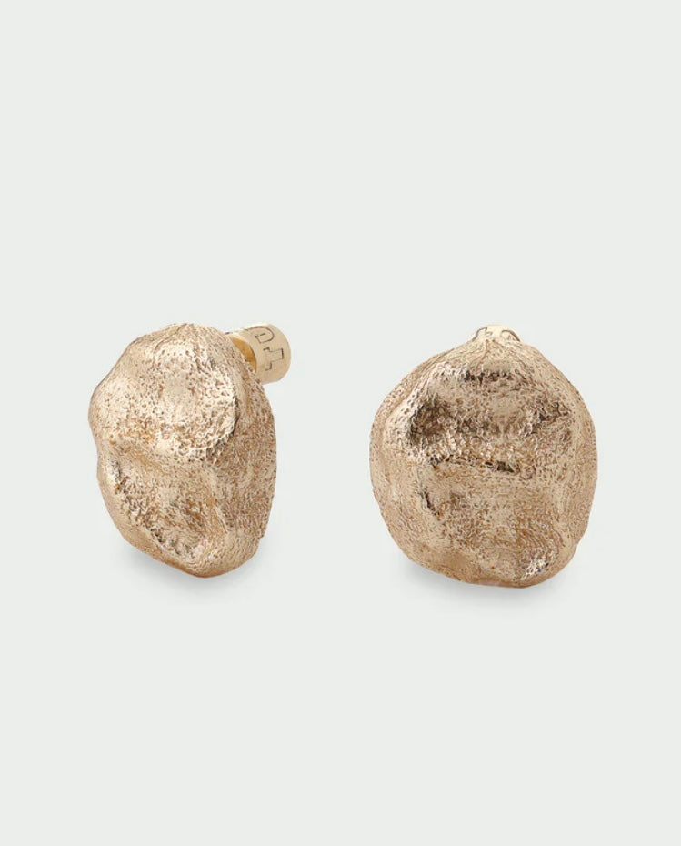 HALO EARRINGS LARGE GOLD