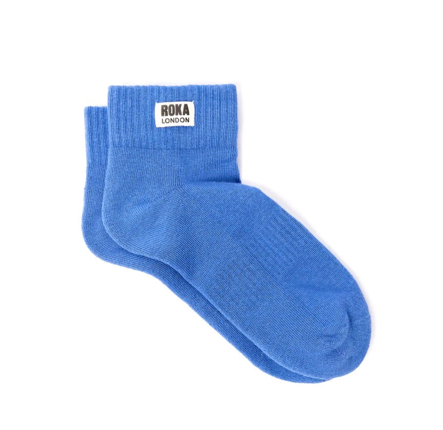 WEMBLEY ORGANIC COTTON SOCKS MALIBU BLUE