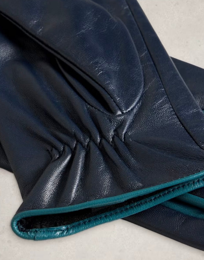 DARK NAVY CARRIE LEATHER GLOVE