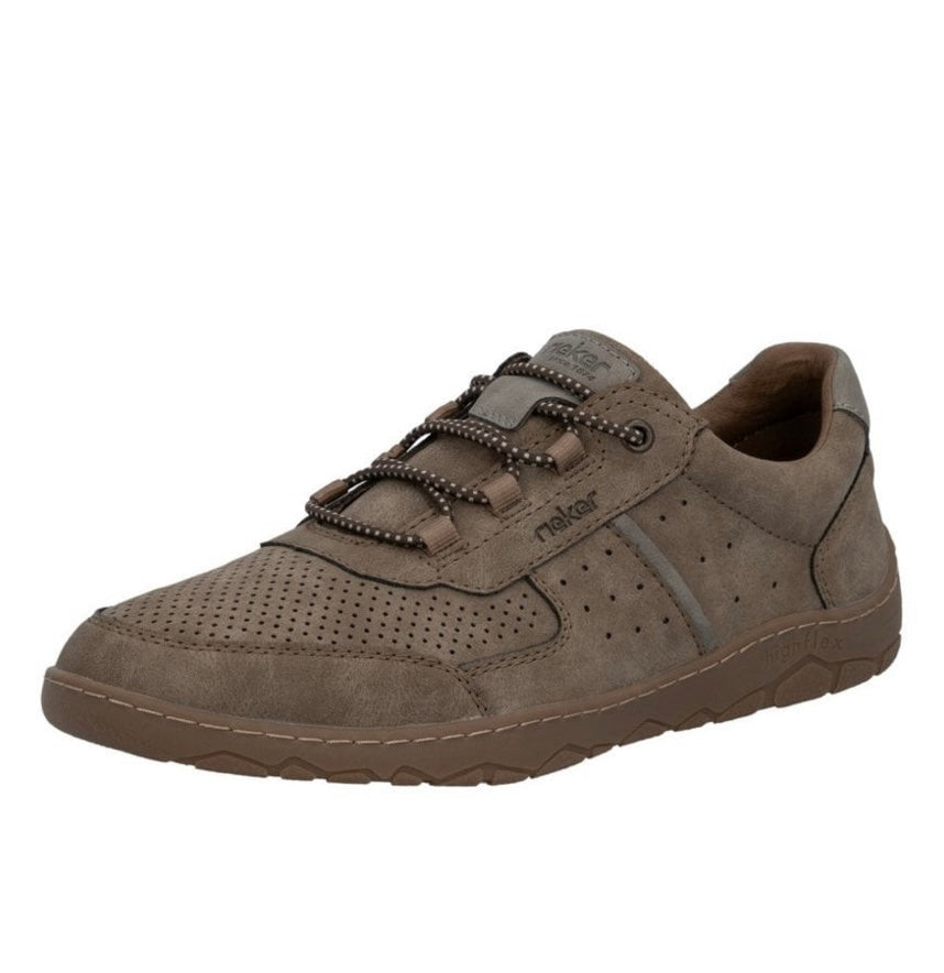 Rieker Men's Beige Slip-On Shoes 08351-64