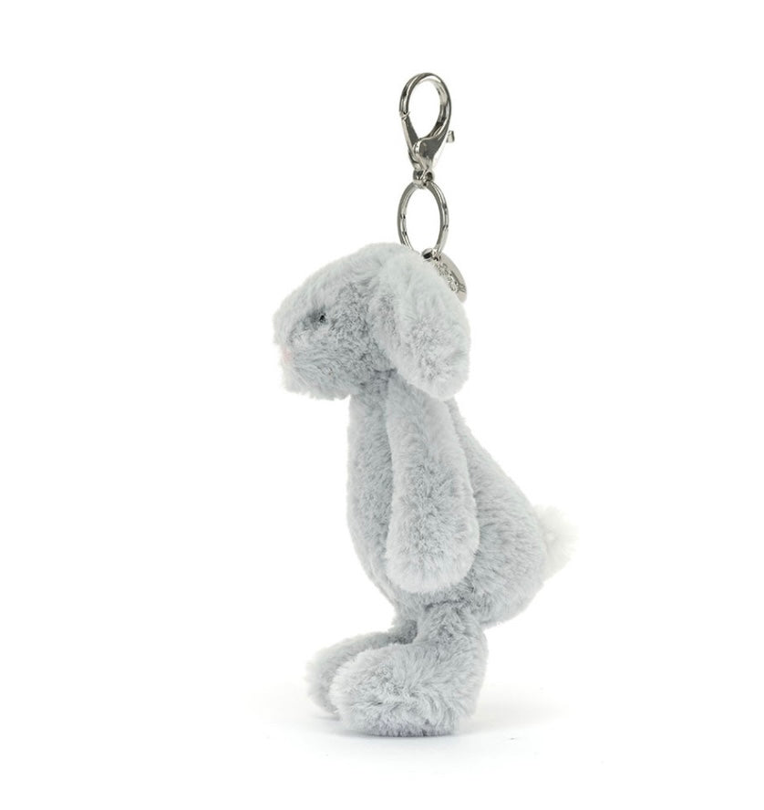 BASHFUL SILVER BUNNY BAG CHARM
