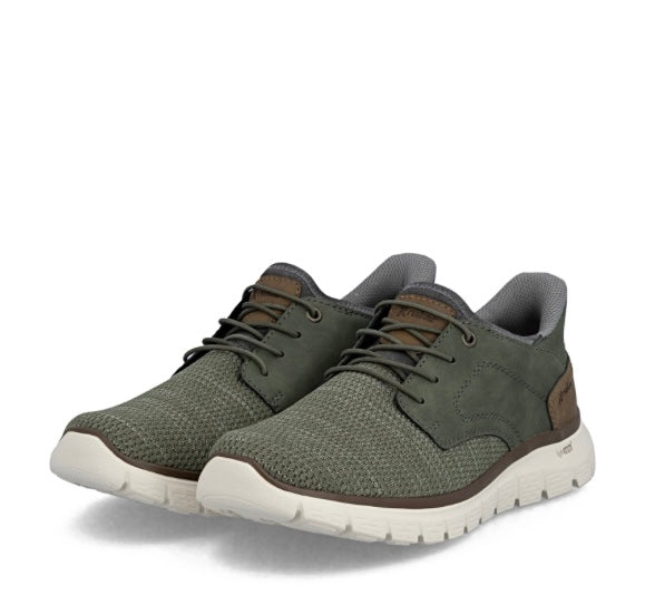 GREEN ELASTICATED TRAINER SHOE
