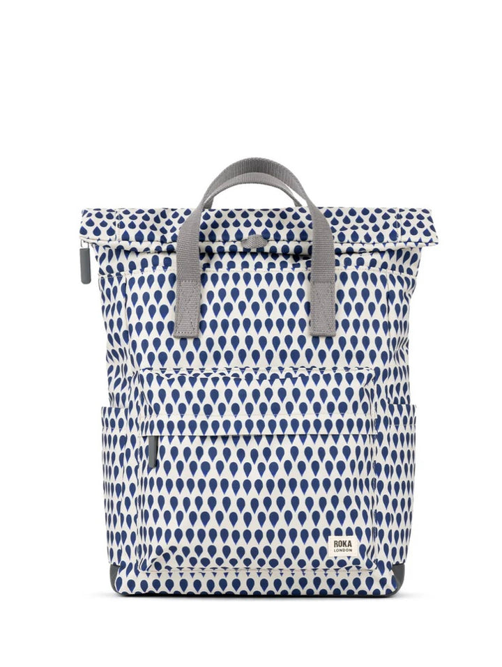 CANFIELD B RECYCLED CANVAS MEDIUM BACKPACK DENIM RAIN