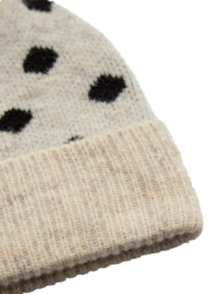 OLLIE KNITTED HAT SESAME MELANGE