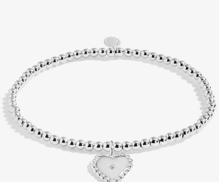 LOVE FROM SANTA MERRY CHRISTMAS GRANDDAUGHTER SILVER PLATED BRACELET