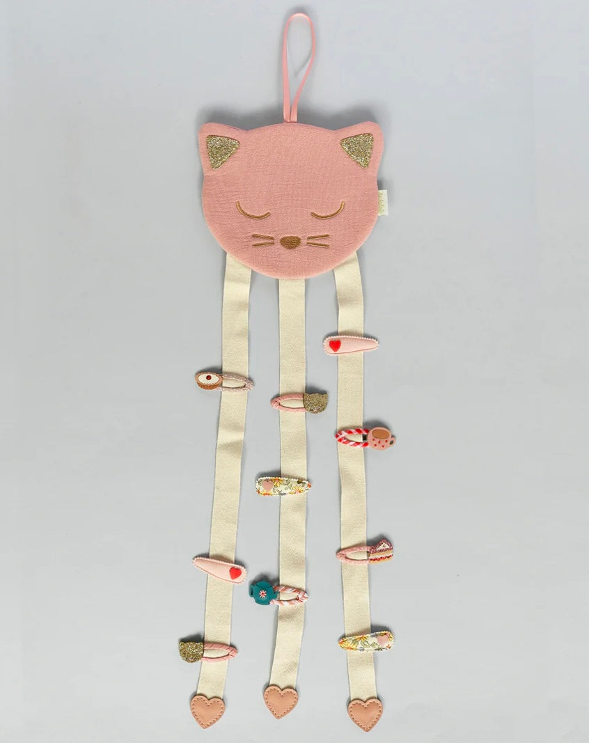 CLARA CAT 3 RIBBON CLIP HANGER