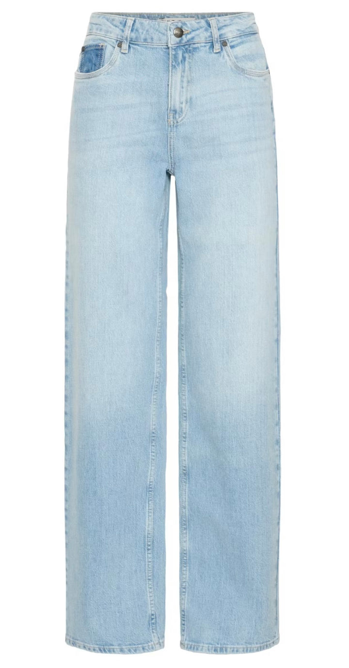 LIGHT BLUE DENIM VEGA UHW WIDE LEG JEAN