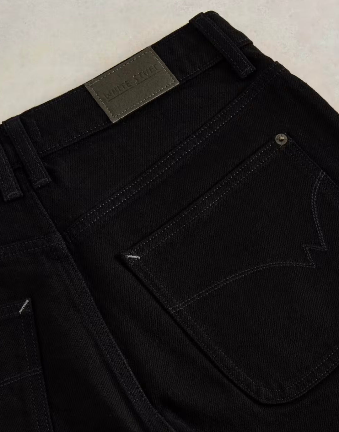 PURE BLACK TIA WIDE LEG CROP JEAN