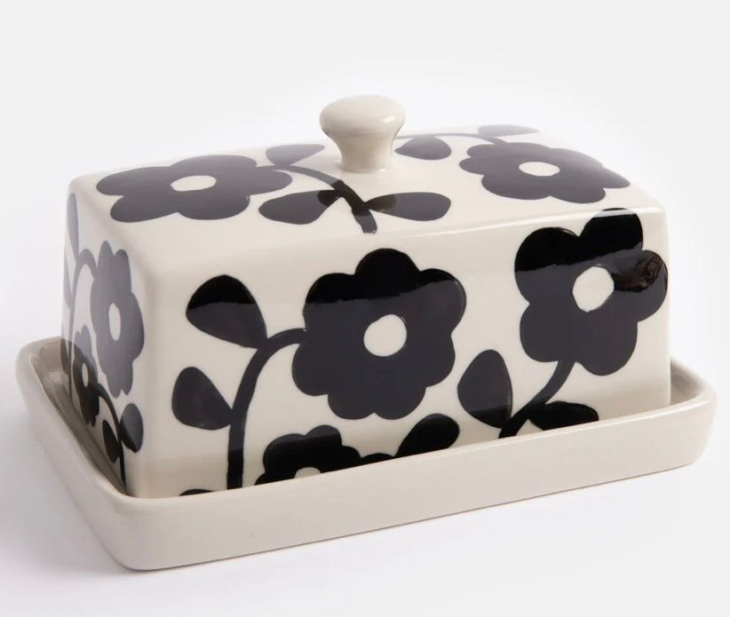 MONO FLOWER BUTTER DISH