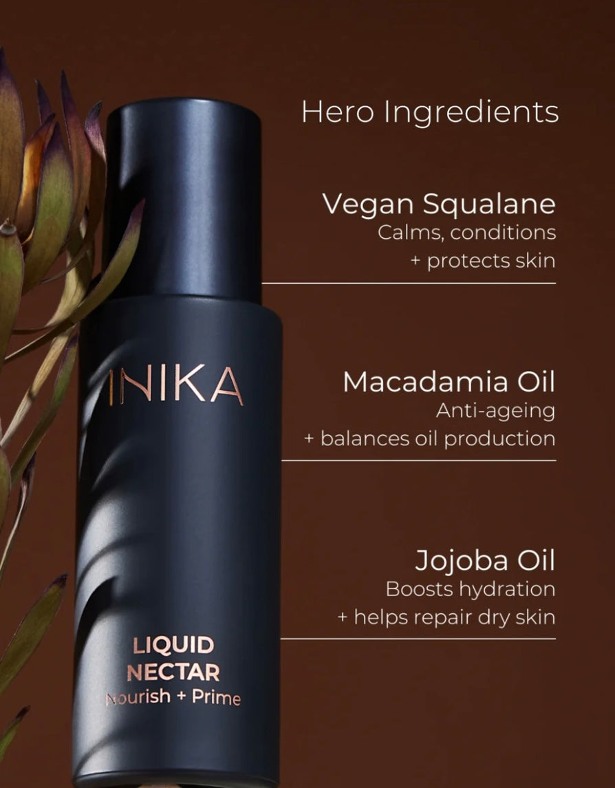 INIKA LIQUID NECTAR 3 IN 1 PRIMER 30ML