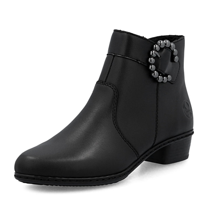 Y0797-00 BLACK ANKLE BOOT