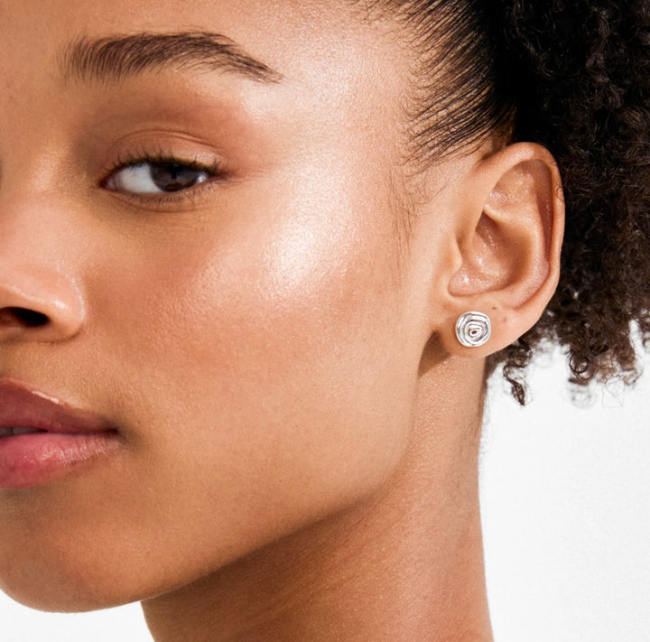 AIR SILVER PLATED EARRINGS