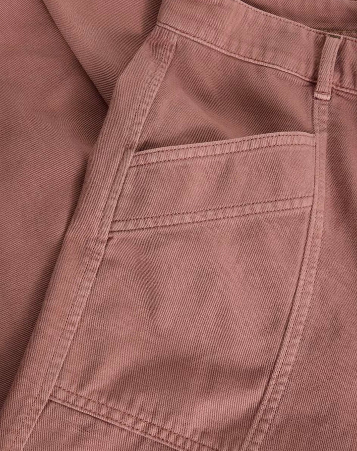 MID PINK AUBREY BARREL TROUSER