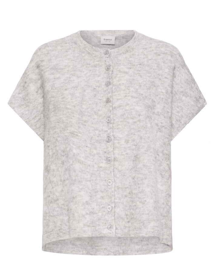 LIGHT GREY MELANGE SANNY CARDIGAN