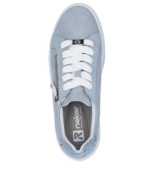 W2605-12 BLUE LACE UP TRAINER