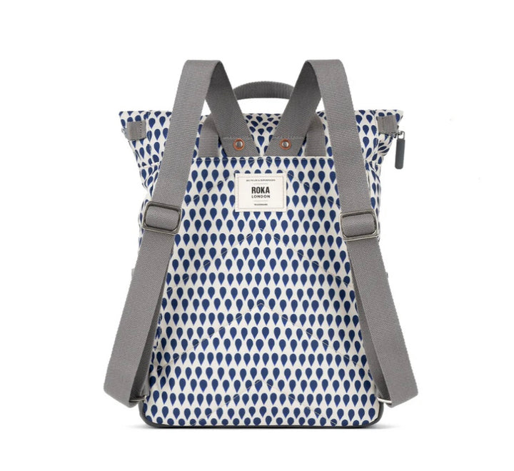 CANFIELD B RECYCLED CANVAS MEDIUM BACKPACK DENIM RAIN