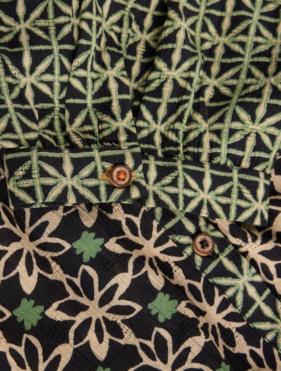 BLACK MULTI MABEL MIXED PRINTED DRESS