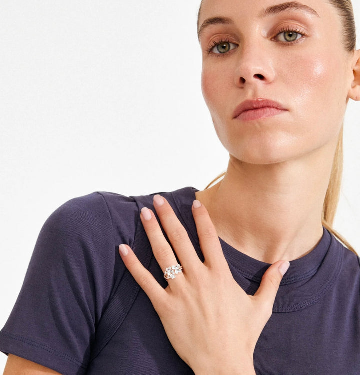 AJANI SILVER PLATED RING