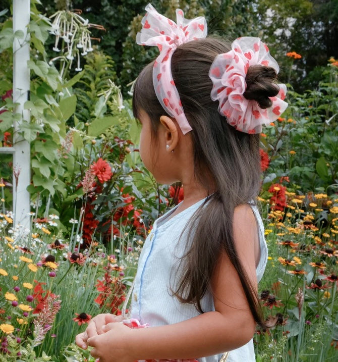 SWEET HEARTS TULLE HEADBAND