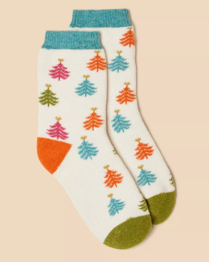 CHRISTMAS TREE WOOL SOCKS