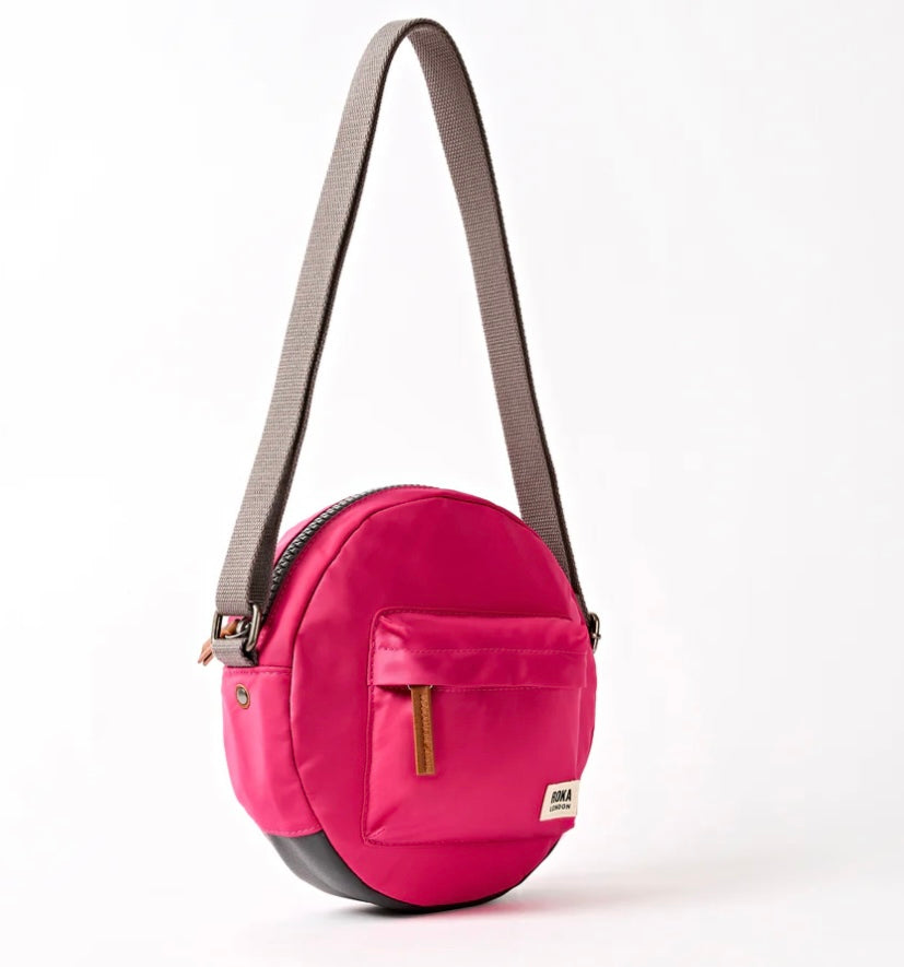 PADDINGTON RECYCLED NYLON CROSSBODY BAG GRANITA RED