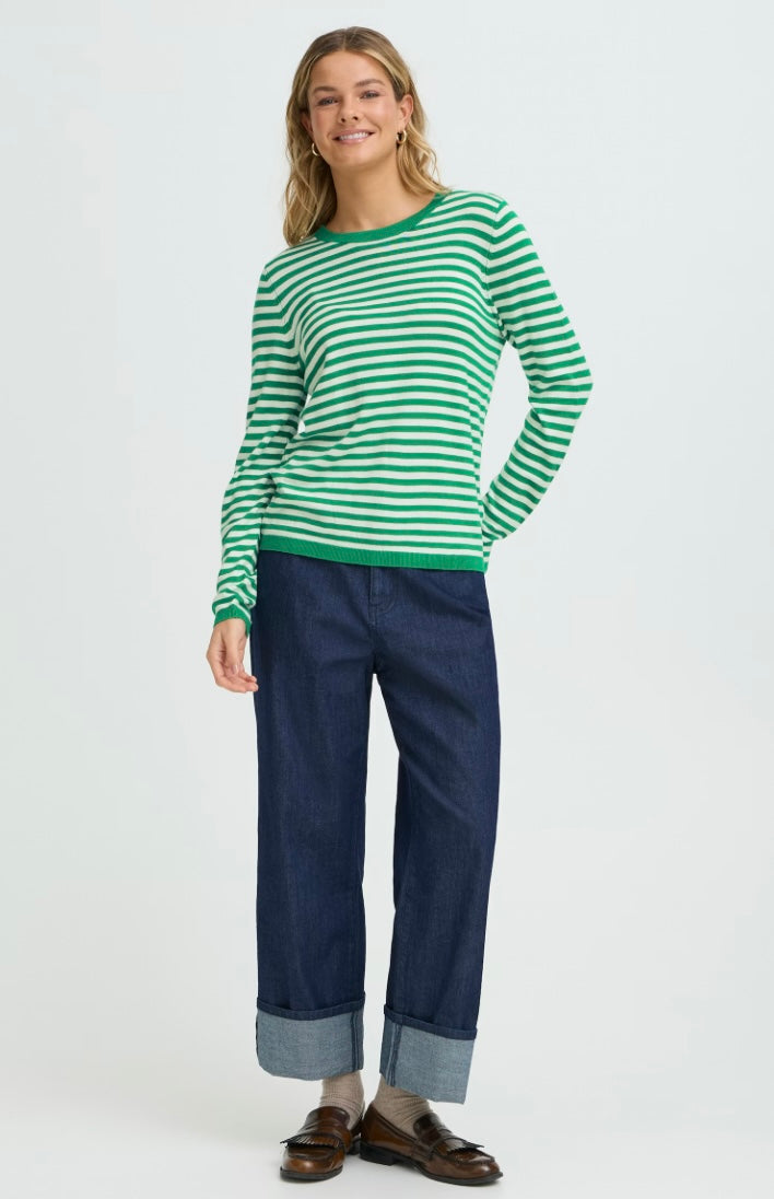 BOSPHORUS MARY STRIPE KNITTED PULLOVER