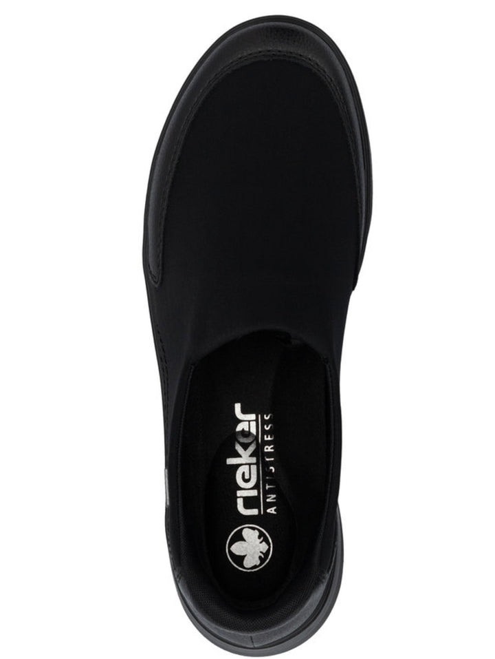 Rieker Women's Black Slip-On Shoes Z0054-00